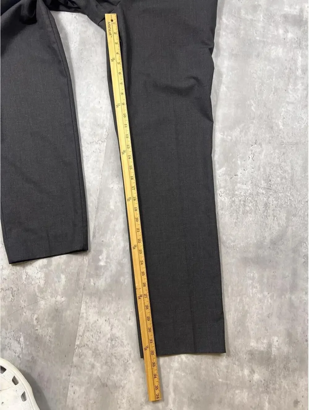 Banana Republic Slim Fit Dress Pants Charcoal Wool Blend Trousers